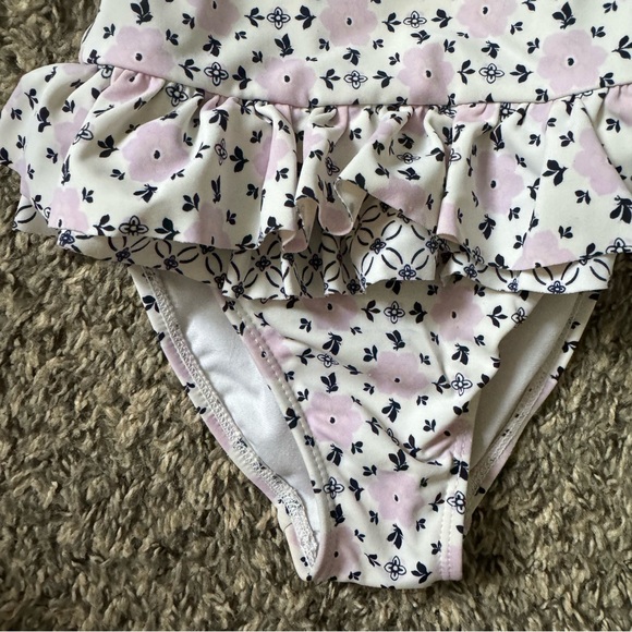 Janie and Jack Floral Halter Neck Swimsuit - Picture 8 of 8